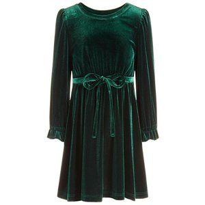 NWT Inc International Concepts Stretch Velour Dress 10850889 XS Pine Green